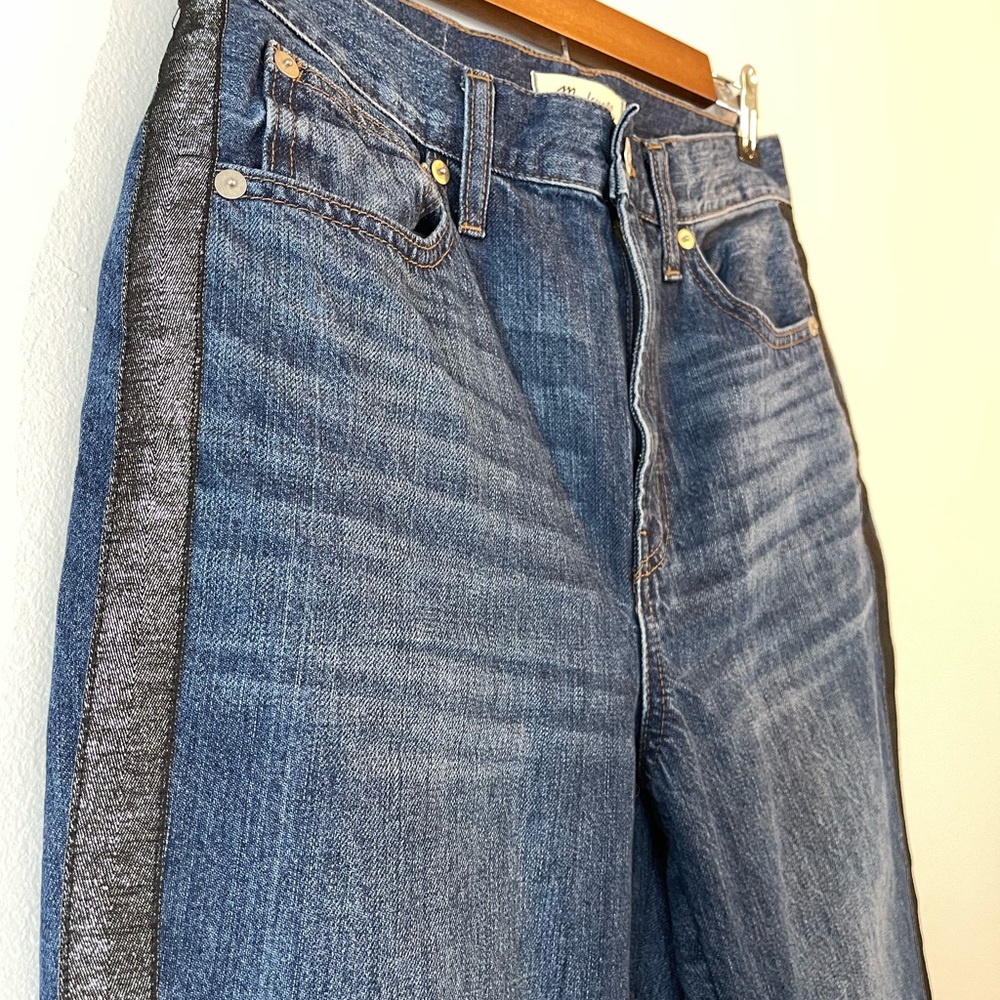 Madewell The Perfect Vintage Jean with Metallic Tuxedo Stripe